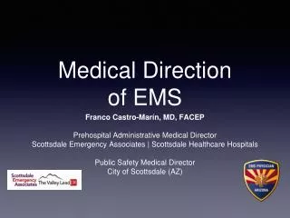 Medical Direction of EMS