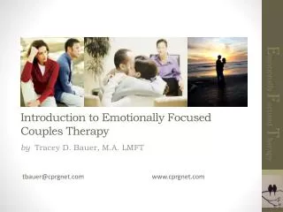 Introduction to Emotionally Focused Couples Therapy