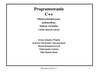 programowanie c