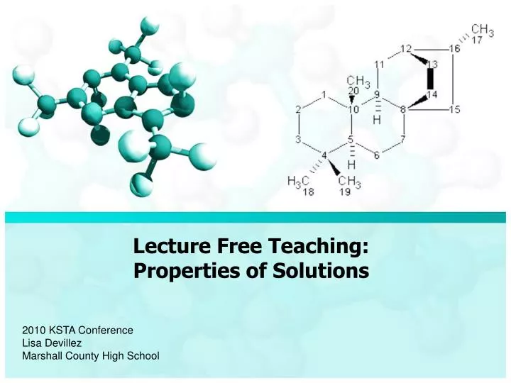 lecture free teaching properties of solutions