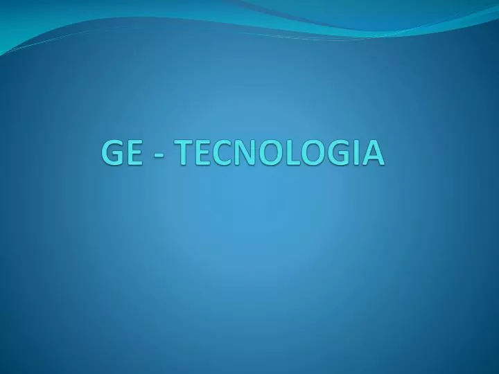 ge tecnologia
