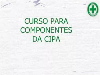 curso para componentes da cipa