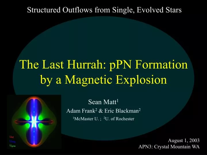 the last hurrah ppn formation by a magnetic explosion