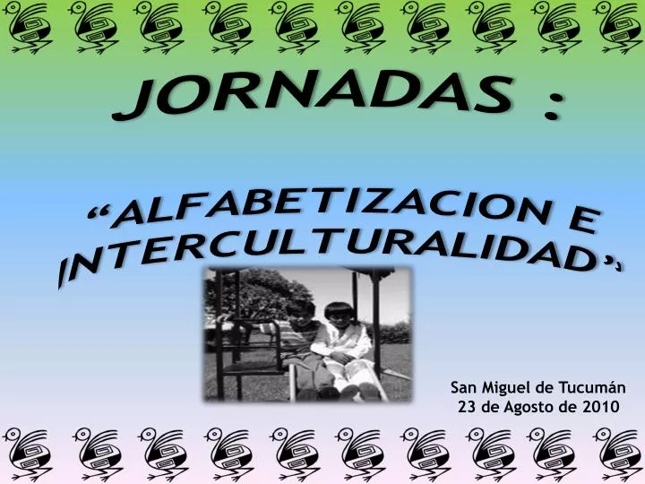 jornadas alfabetizacion e interculturalidad