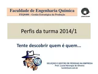 perfis da turma 2014 1