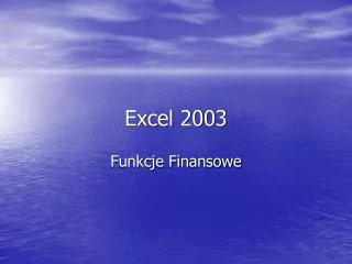 excel 2003