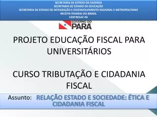 projeto educa o fiscal para universit rios curso tributa o e cidadania fiscal