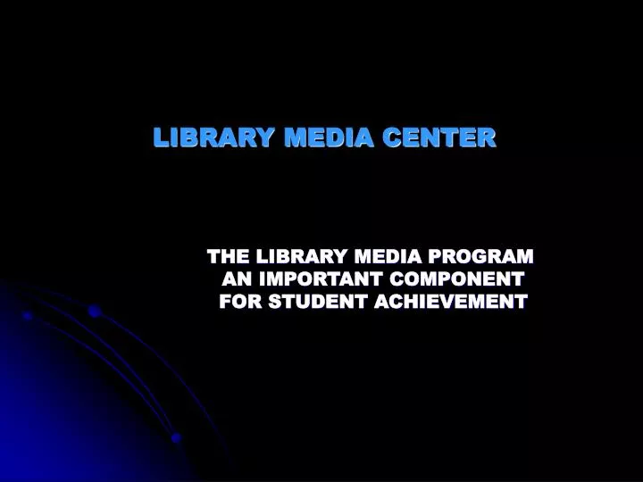 library media center