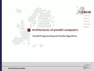 architectures of parallel computers