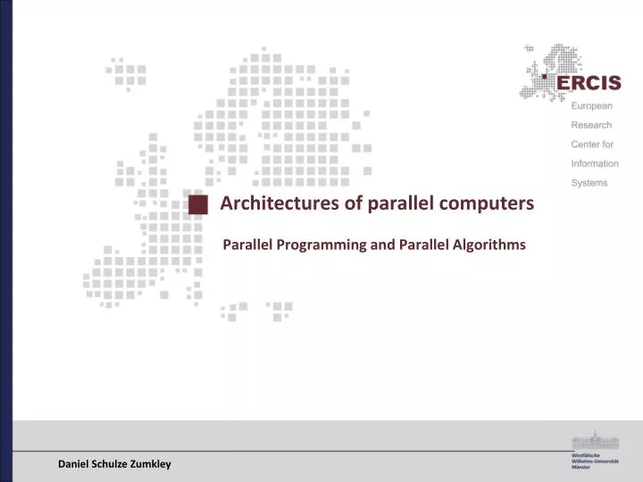 architectures of parallel computers