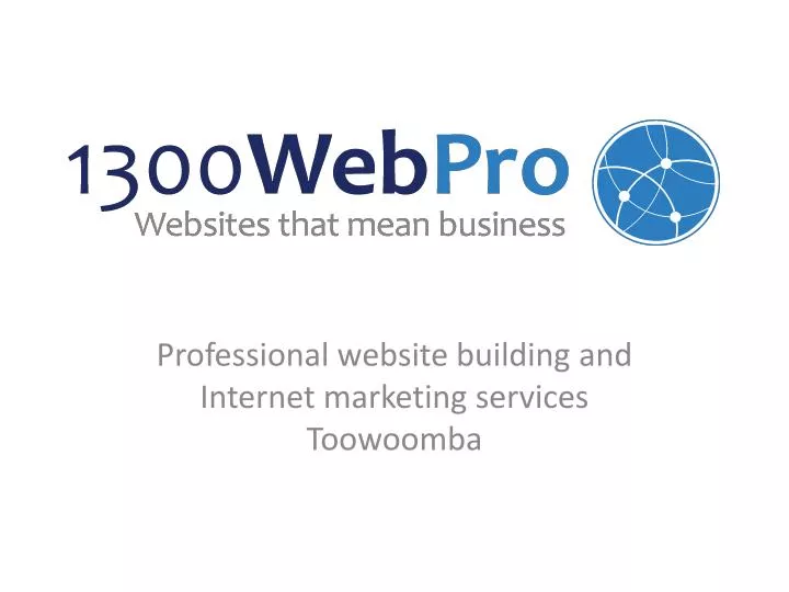 professional website building and internet marketing services toowoomba