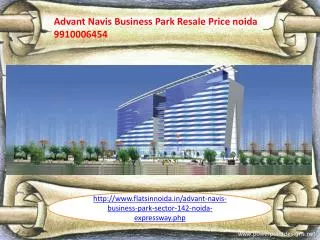 Advant navis business park price noida 9910006454