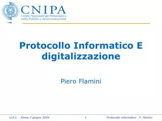 protocollo informatico e digitalizzazione