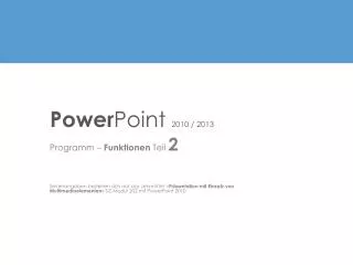power point 2010 2013