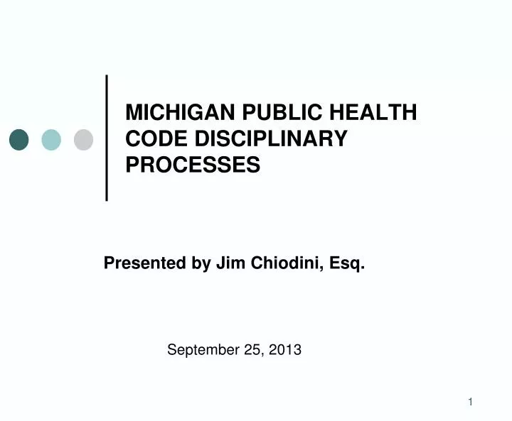 michigan public health code disciplinary processes
