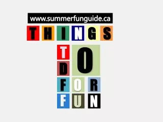 Things To Do For Fun In Weekend