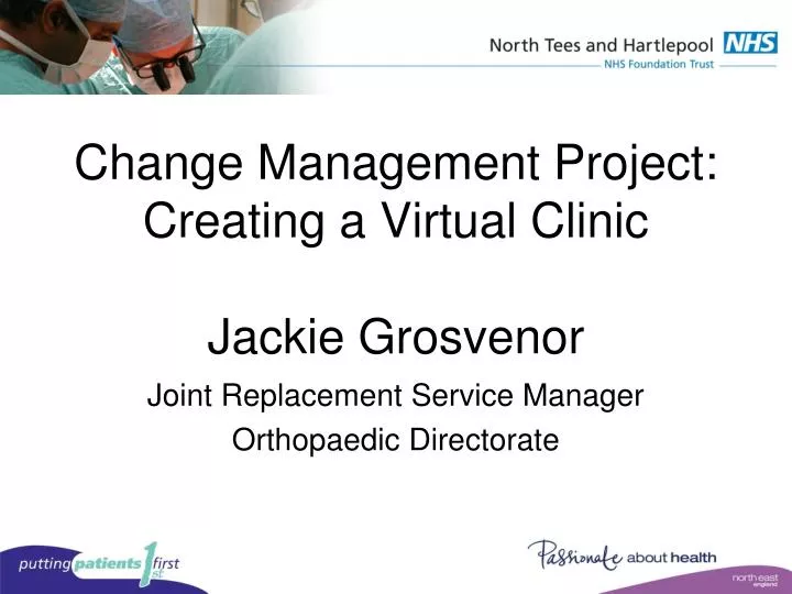 change management project creating a virtual clinic jackie grosvenor