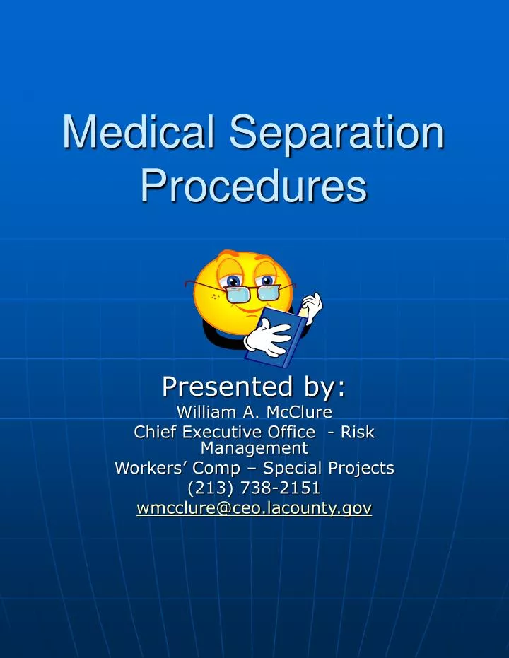 medical separation procedures