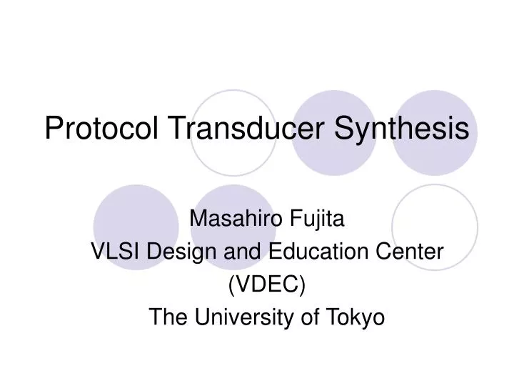 protocol transducer synthesis