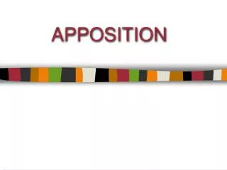 apposition