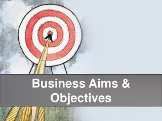 Business Aims &amp; Objectives