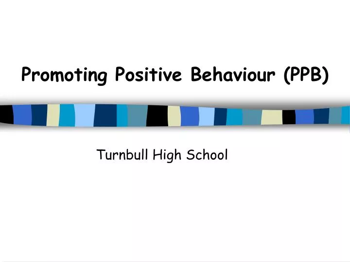 promoting positive behaviour ppb