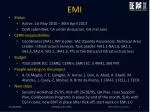 EMI Project Overview: Achievements and Next Steps - slide 1