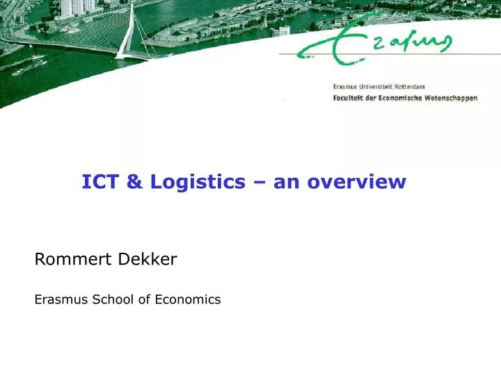 ict logistics an overview