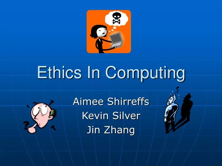 ethics in computing
