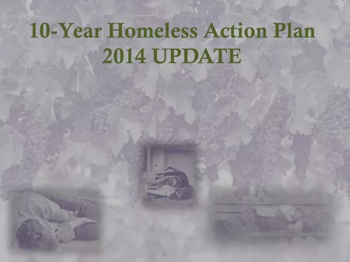 10 year homeless action plan 2014 update