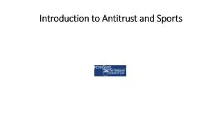Introduction to Antitrust and Sports