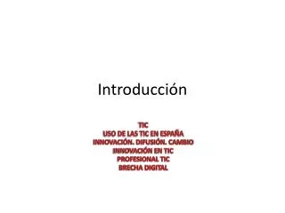 introducci n