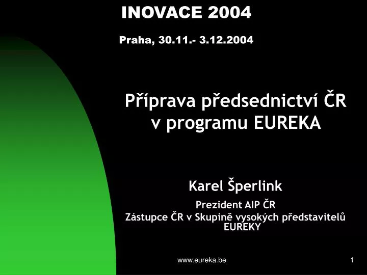 inovace 2004 praha 30 11 3 12 200 4