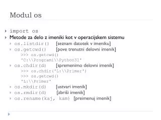 modul os