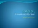 SOFTBALL - slide 1