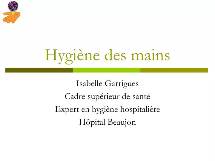 hygi ne des mains