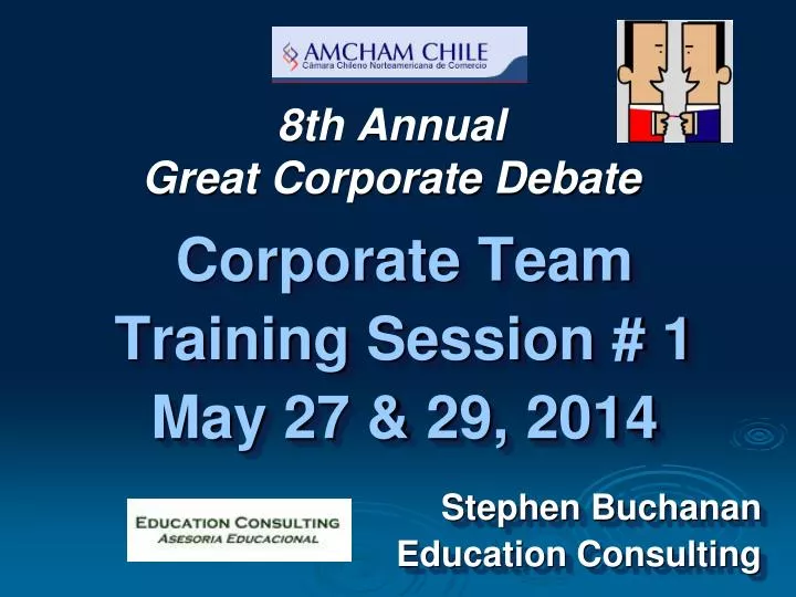 8th annual great corporate debate