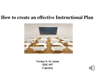 How to create an effective Instructional Plan
