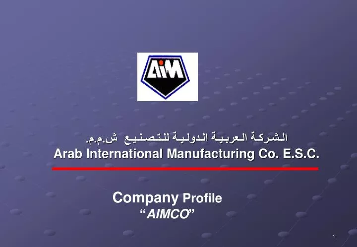 arab international manufacturing co e s c