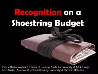 Recognition on a Shoestring Budget