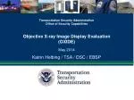 Enhancing Image Quality Metrics for X-ray Security Screening in Aviation - slide 1