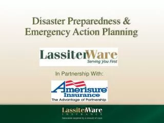 Disaster Preparedness &amp; Emergency Action Planning