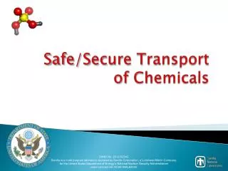 Safe/Secure Transport of Chemicals