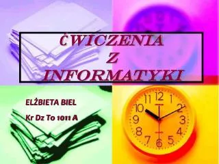 wiczenia z informatyki