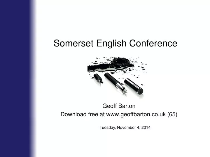 somerset english conference
