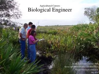 Agricultural Careers Biological Engineer
