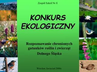 zesp szk nr 8 konkurs ekologiczny