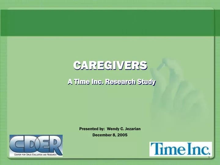 caregivers a time inc research study