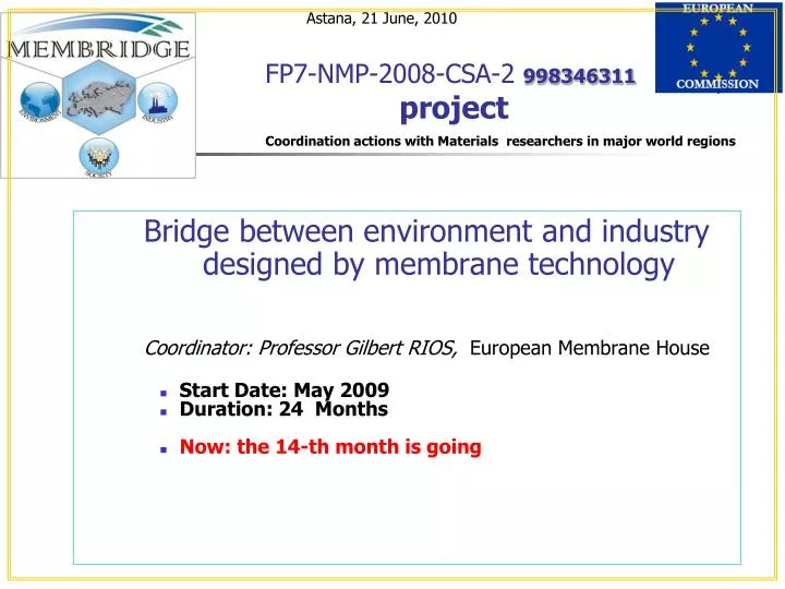 fp7 nmp 2008 csa 2 998346311 project