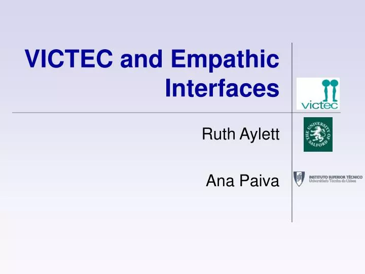 victec and empathic interfaces